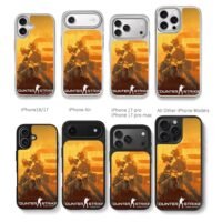 CSGO tactical soldier art Chris Brown Phone Case Black Electroplated Silver For Iphone 11 To 17