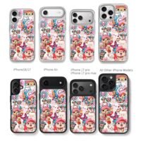 Cute One Piece Chopper pink collage Chris Brown Phone Case Black Electroplated Silver For Iphone 11 To 17