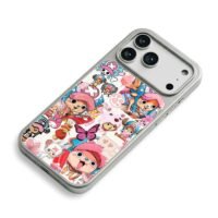 Cute One Piece Chopper pink collage Phone Case for iPhone 11-17 & Samsung Galaxy S24-S26 - Image 5