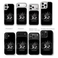 Cyber samurai oni mask red eye Chris Brown Phone Case Black Electroplated Silver For Iphone 11 To 17