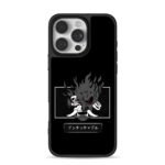 Cyber samurai oni mask red eye iPhone 16 Pro Max Black Case