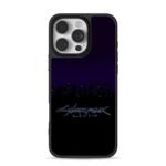 Cyberpunk 2077 night city art iPhone 16 Pro Max Black Case