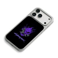 Cyberpunk 2077 purple oni mask Phone Case for iPhone 11-17 & Samsung Galaxy S24-S26 - Image 5