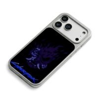 Cyberpunk 2077 samurai skull iPhone 17 Pro Max Electroplated Silver Case2