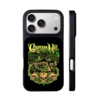 Cypress Hill skull weed art iPhone 17 Pro Max Black Case