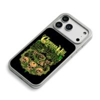 Cypress Hill skull weed art iPhone 17 Pro Max Electroplated Silver Case2