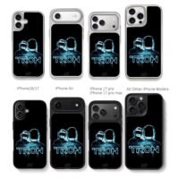 Daft Punk Tron Neon Helmet Art Chris Brown Phone Case Black Electroplated Silver For Iphone 11 To 17