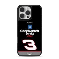 Dale Earnhardt 3 Goodwrench GM iPhone 16 Pro Max Black Case