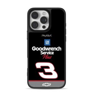Dale Earnhardt 3 Goodwrench GM iPhone 16 Pro Max Black Case
