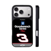 Dale Earnhardt 3 Goodwrench GM iPhone 17 Pro Max Black Case