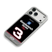 Dale Earnhardt 3 Goodwrench GM iPhone 17 Pro Max Electroplated Silver Case2