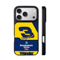 Dale Earnhardt 3 NASCAR GM Goodwrench Wrangler iPhone 17 Pro Max Black Case