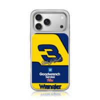 Dale Earnhardt 3 NASCAR GM Goodwrench Wrangler iPhone 17 Pro Max Electroplated Silver Case1