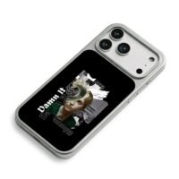 Damn It girl wave collage art iPhone 17 Pro Max Electroplated Silver Case2
