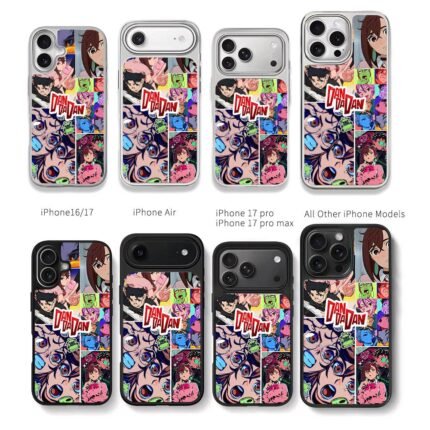 Dandadan anime collage Chris Brown Phone Case Black Electroplated Silver For Iphone 11 To 17