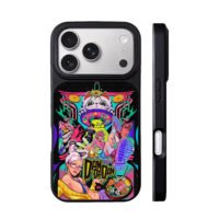 Dandadan anime neon lucky cat iPhone 17 Pro Max Black Case