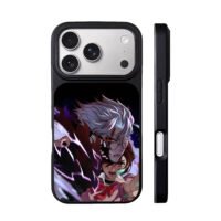 Dandadan Okarun Momo Art iPhone 17 Pro Max Black Case