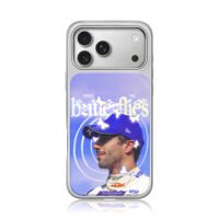 Daniel Ricciardo F1 butterfly iPhone 17 Pro Max Electroplated Silver Case1