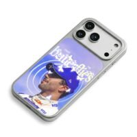 Daniel Ricciardo F1 butterfly iPhone 17 Pro Max Electroplated Silver Case2