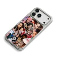 Danielle NewJeans sticker collage iPhone 17 Pro Max Electroplated Silver Case2