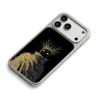 Dark branch king yellow eyes iPhone 17 Pro Max Electroplated Silver Case2