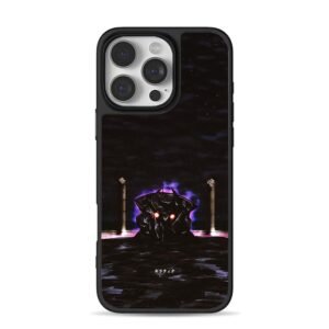 Dark Giratina red eyes starry water Phone Case for iPhone 11-17 & Samsung Galaxy S24-S26