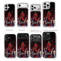 Dark Souls red knight crosses Chris Brown Phone Case Black Electroplated Silver For Iphone 11 To 17
