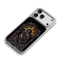 Dark Souls Soul of Cinder Art iPhone 17 Pro Max Electroplated Silver Case2