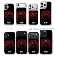 Darth Vader Death Star Rogue One Chris Brown Phone Case Black Electroplated Silver For Iphone 11 To 17
