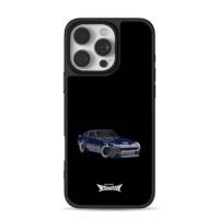 Datsun 240Z blue JDM with text iPhone 16 Pro Max Black Case