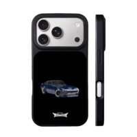 Datsun 240Z blue JDM with text iPhone 17 Pro Max Black Case