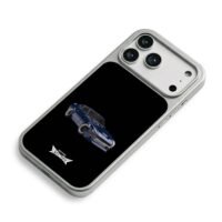 Datsun 240Z blue JDM with text iPhone 17 Pro Max Electroplated Silver Case2