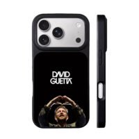 David Guetta heart hands black iPhone 17 Pro Max Black Case
