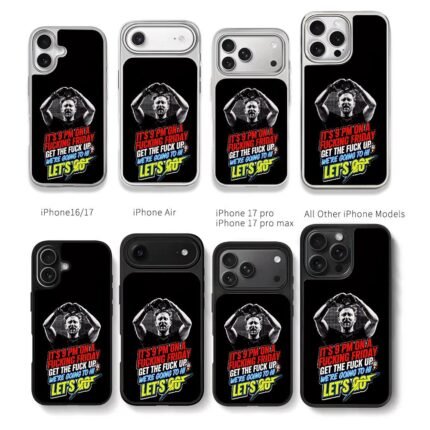 David Guetta making heart hand Chris Brown Phone Case Black Electroplated Silver For Iphone 11 To 17