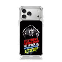 David Guetta making heart hand iPhone 17 Pro Max Electroplated Silver Case1