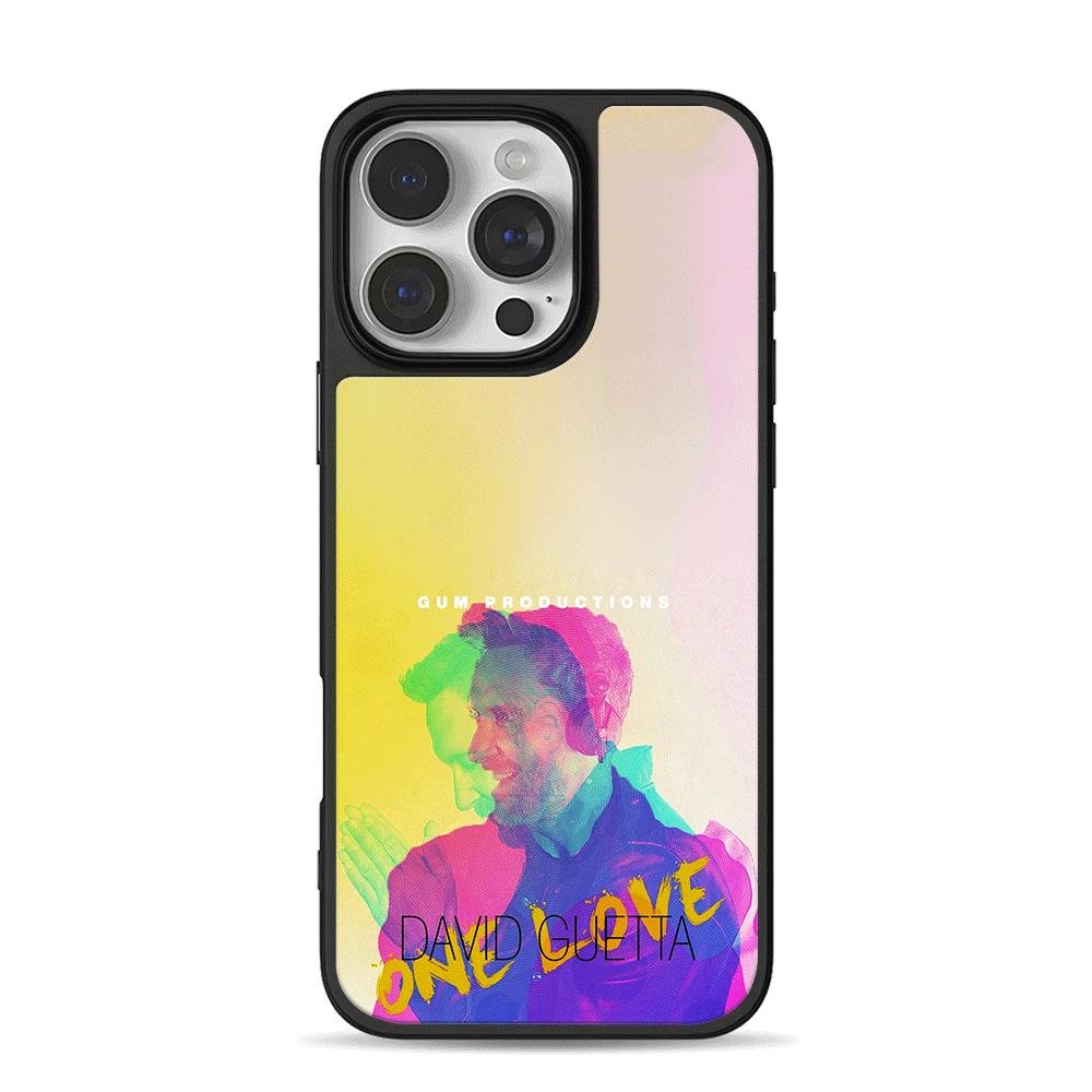 David Guetta One Love men art iPhone 16 Pro Max Black Case David Guetta One Love men art Phone Case for iPhone 11-17 & Samsung Galaxy S24-S26 - Image 1