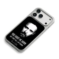 David Guetta Titanium song art iPhone 17 Pro Max Electroplated Silver Case2