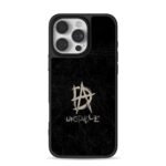 Dean DA anarchy logo unstable text iPhone 16 Pro Max Black Case