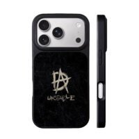 Dean DA anarchy logo unstable text iPhone 17 Pro Max Black Case
