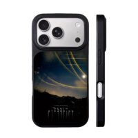 Death Stranding light arc art iPhone 17 Pro Max Black Case