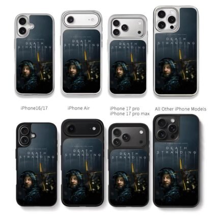 Death Stranding Sam poster art Chris Brown Phone Case Black Electroplated Silver For Iphone 11 To 17