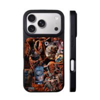 Deathstroke DC comic collage iPhone 17 Pro Max Black Case