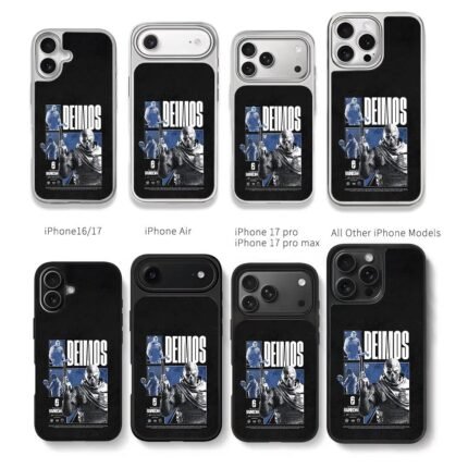 Deimos Masked Rainbow Six art Chris Brown Phone Case Black Electroplated Silver For Iphone 11 To 17