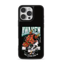 Demon oni mask on skull awaken Phone Case for iPhone 11-17 & Samsung Galaxy S24-S26