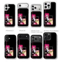 Demon Slayer Mitsuri anime art Chris Brown Phone Case Black Electroplated Silver For Iphone 11 To 17