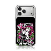 Demon Slayer Mitsuri Love Hashira iPhone 17 Pro Max Electroplated Silver Case1