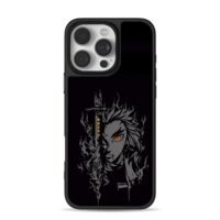 Demon Slayer Rengoku Flame Art Phone Case for iPhone 11-17 & Samsung Galaxy S24-S26