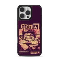 Demon Slayer Tanjiro anime art Phone Case for iPhone 11-17 & Samsung Galaxy S24-S26