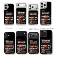 Demon Slayer Zenitsu anime art Chris Brown Phone Case Black Electroplated Silver For Iphone 11 To 17