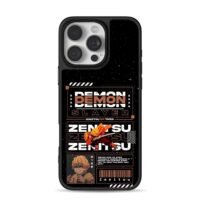 Demon Slayer Zenitsu anime art Phone Case for iPhone 11-17 & Samsung Galaxy S24-S26
